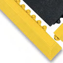 gruboziarnista dla polepszenia przyczepności; opcja - żółte obrzeża bezpieczeństwa; GR - guma, NBR - guma nitrylowa; GritWorks - powierzchnia mocno chropowata.