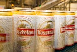 nowa linia puszkowa, zwiększająca moce produkcyjne. Zatrudnia ok. 200 pracowników. Sztandarowe marki: Kasztelan Jasne Pełne, Kasztelan Mocne, Kasztelan Niepasteryzowane. Czy wiesz, że.