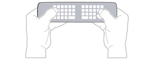 Klawiatura Qwerty, Azerty i cyrylicka Standardowy układ klawiatury pilota to Qwerty. Klawiatura Azerty W niektórych krajach klawiaturę pilota zdalnego sterowania można przełączyć na układ Azerty.