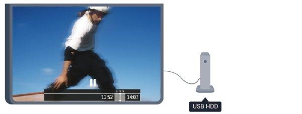 1.9 1.11 Wstrzymywanie programu i nagrania EasyLink Funkcja EasyLink umożliwia obsługę podłączonego urządzenia, takiego jak odtwarzacz Blu-ray, przy użyciu pilota telewizora.