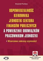 PUBLIKACJE DLA JEDNOSTEK BUDŻETOWYCH 288 str. B5 cena 150,00 zł symbol JBK1062 262 str.