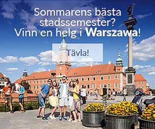DZIĘKI KAMPANII PROMUJĄCEJ WARSZAWĘ (WARSAW CITYBREAK) Działania promujące Warszawę prowadzone były w 2016 r. na 3 rynkach: brytyjskim, szwedzkim i niemieckim.