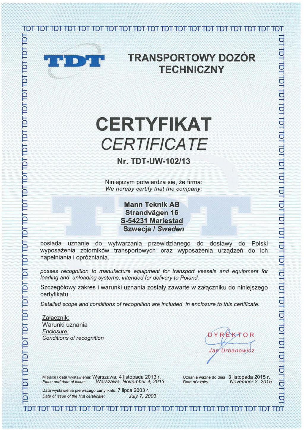 - ''"' ' TDTTDTTDTTDTTDTTDTTDTTDTTDTTDTTDTTDTTDTTDTTDTTDTTDTTDTTDT b r-- CERTYFIKAT CERTIFICA TE Nr.