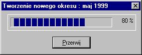183 Rys. 3-7 Okno tworzenia nowego okresu. Można zrezygnować z tworzenia okresu, wybierając przycisk Przerwij.