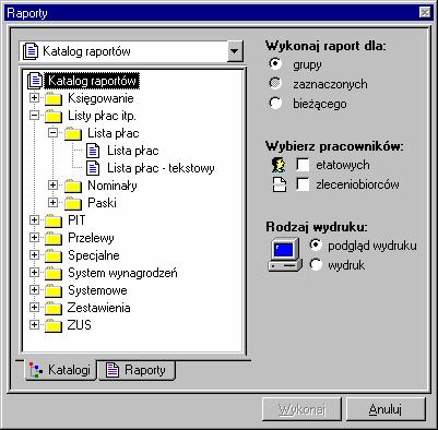 326 Rozdział 9 aby można było usunąć katalog, musi on być pusty, czyli nie może zawierać żadnych raportów ani innych katalogów.