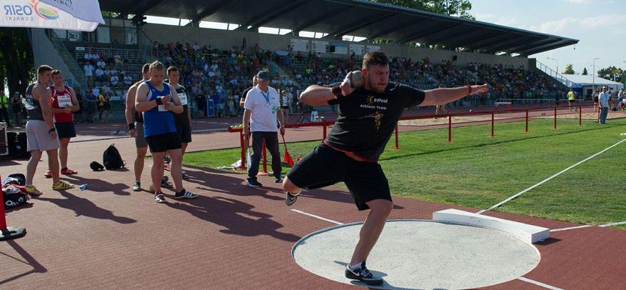 STADION LEKKOATLETYCZNY Stadion lekkoatletyczny w Suwałkach przy ul. Wojska Polskiego 17, to główna arena ubiegłorocznych 70. Mistrzostw Polski Juniorów U20 w Lekkoatletyce.