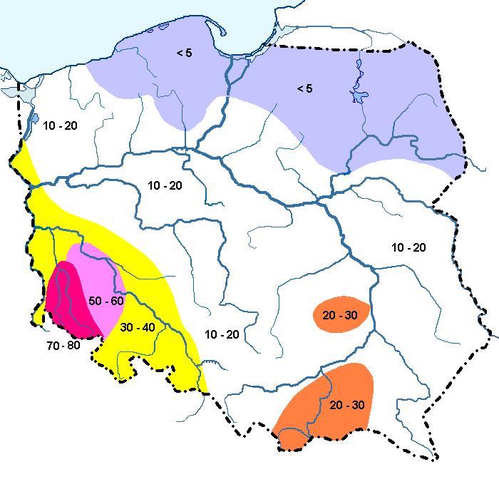 Klasyfikacja wezbrań i powodzi Ilość i rozkład