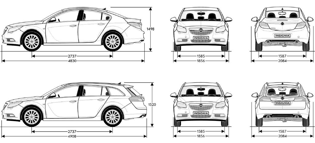 Dane techniczne 4 Ogólna specyfikacja Nadwozie edan / Hatchback Długość (mm) 483 Wysokość (mm) 1498 zerokość (z lusterkami