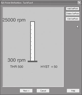 Podsumowując: wentylator włączy się, gdy temperatura przekroczy 33 stopnie (zaświeci się zielona dioda), do temperatury 85 stopni prędkość wentylatora będzie zależała od temperatury.