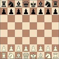 P W S G H K 2.3 Wyjściowa pozycja bierek na szachownicy jest pokazana na diagramie 2.4 Osiem pionowych szeregów pól (kolumn), biegnących od jednego zawodnika w kierunku drugiego, nazywa się liniami.