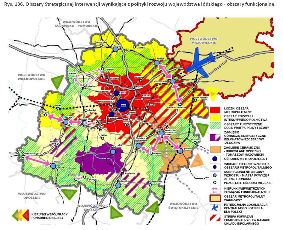 Prowadzenie działalności na terenie Obszarów Strategicznej Interwencji (OSI) ŁÓDZKI OBSZAR METROPOLITALNY ZAGŁĘBIE GÓRNICZO-ENERGETYCZNE BEŁCHATÓW -SZCZERCÓW-ZŁOCZEW ZAGŁĘBIE