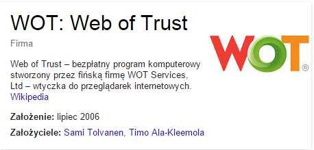 Serwis potwierdzający zaufane strony internetowe Na podstawie ocen innych