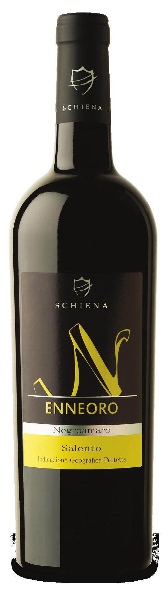 enneoro negroamaro salento igp INNOVATION 100% Negroamaro. Francavilla Fontana (Br). Guyot. Połowa września. Winogrona zbierane ręcznie. Maceracja przez 8-10 dni.