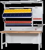 Katalog wyposażenia obiektów przemysłowych 2011/12 Modułowy system do zabudowy miejsca pracy Modułowa konstrukcja systemu pozwala w bardzo elastyczny sposób konfigurować miejsce pracy w