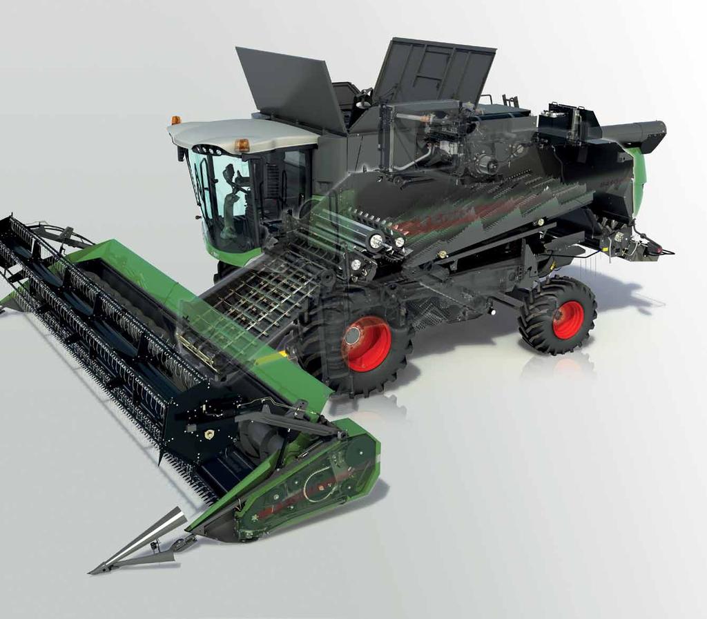 42 Kombajny Fendt serii P 43 Zaawansowana technologia 18 16 17 15 W kombajnach Fendt serii P zastosowano wiele nowoczesnych rozwiązań technologicznych, specjalnie z myślą o rolnikach i użytkownikach