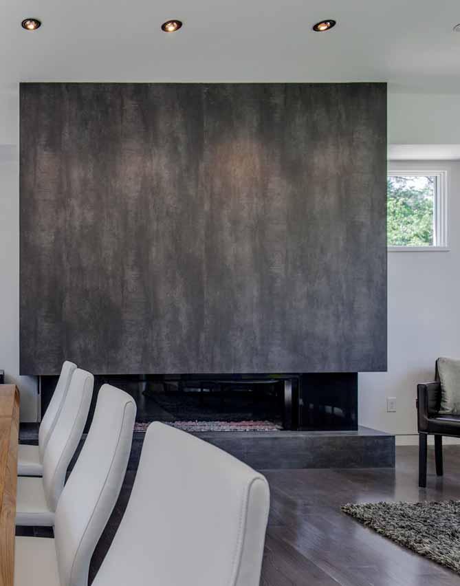 FIREPLACES KOMINKI PRIVATE RESIDENCE ATLANTA (USA) Fireplace: Lava mm Designed