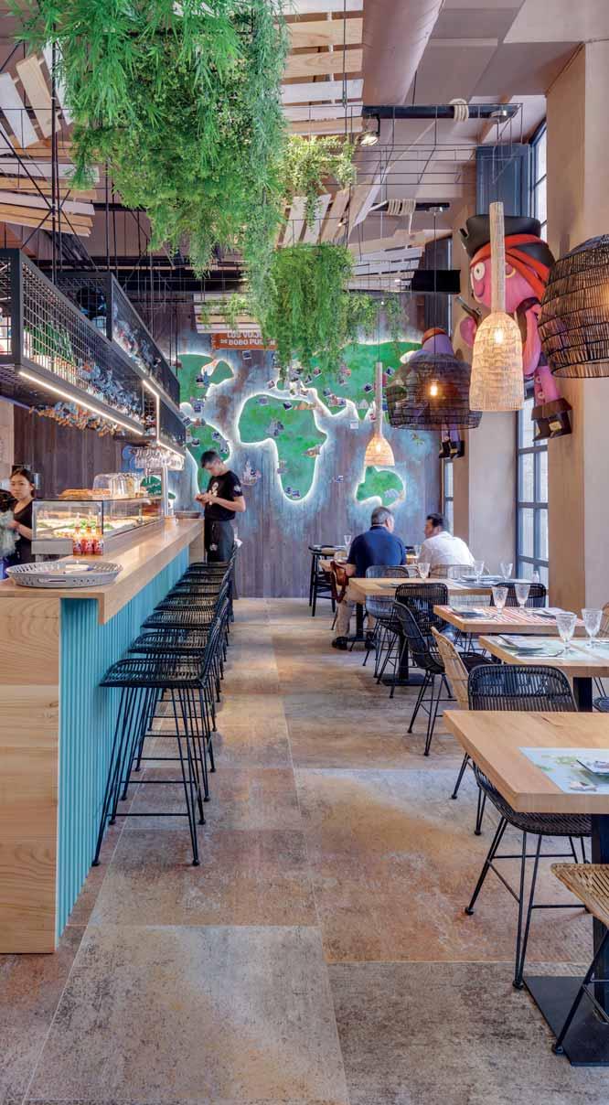 RESTAURANT & BAR INTERIORS WNĘTRZA RESTAURACJI I BARÓW RESTAURANTE BOBO PULPÍN BARCELONA