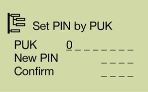 FUNKCJE DODATKI Ustawienia Nowy PIN (do immobilizera) > Wstaw stary PIN. Ustawienie nowego kodu PIN dla immobilizera starym kodem PIN (patrz Blokada ruszenia strona 13) > Wstaw PUK.