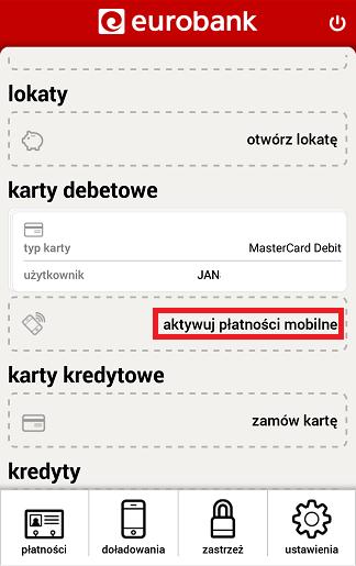 Logowanie za pomocą odcisku palca będziesz mógł włączyć/wyłączyć również w ustawieniach aplikacji, dostępnych po zalogowaniu (opcja będzie dostępna jeżeli w