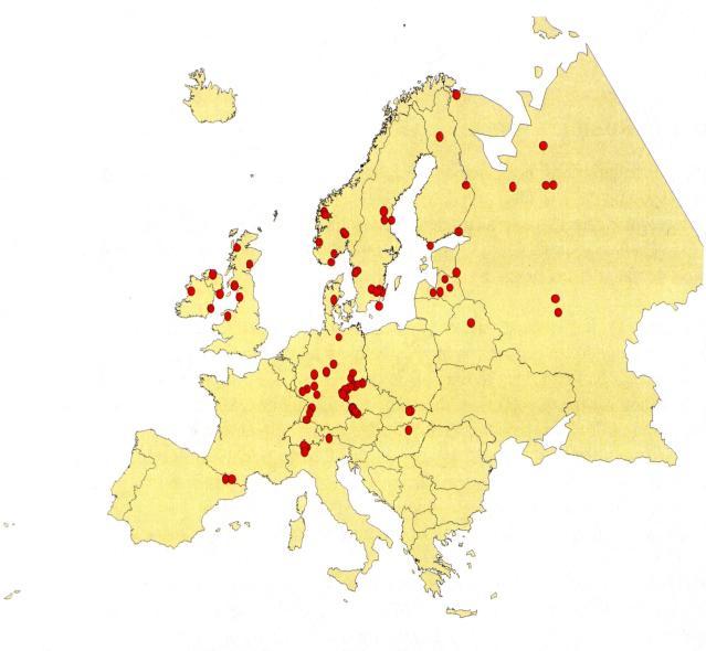 stopnia zakwaszenia wód od wartości depozycji z atmosfery w różnych warunkach (klimatycznych, geologicznych itp.