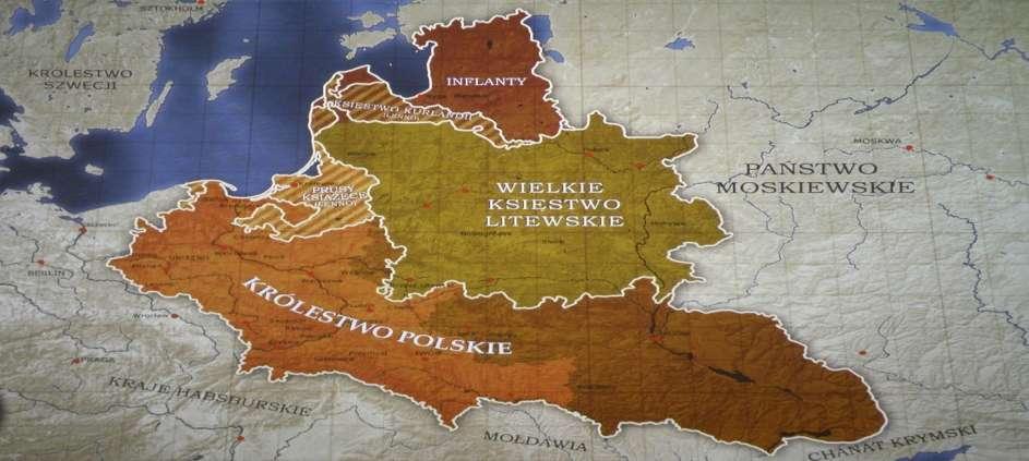 Nowe państwo zajmowało powierzchnię około 800 tysięcy km² (największe państwo w Europie) i liczyła prawie 8 milionów mieszkańców mówiących różnymi językami obok siebie żyli Polacy, Rusini, Litwini,
