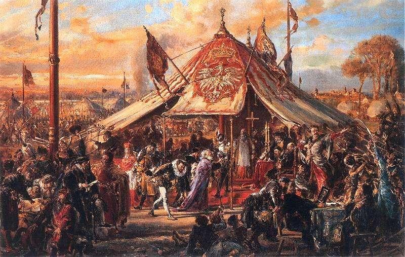 Po bezpotomnej śmierci Zygmunta II Augusta nastąpiło pierwsze bezkrólewie władzę w państwie sprawował interrex czyli prymas arcybiskup gnieźnieński.