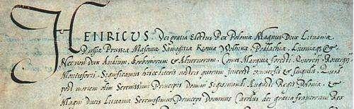 Articuli Henriciani były to akty prawne, sformułowane w czasie pierwszego bezkrólewia, zatwierdzone przez sejm elekcyjny oraz podpisane przez Henryka Walezego i obowiązywały wszystkich następnych