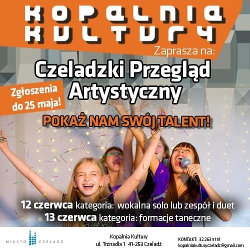 Czeladzkie Talenty W sobotę, 24 czerwca, gdy zakończy swe kabaretowe popisy kabaret Koń Polski scenę zaanektują na trzy kwadranse najbardziej utalentowani młodzi wokaliści z naszego miasta, czyli