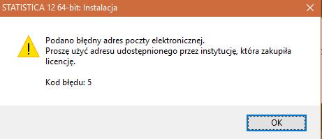 Należy wprowadzić poprawny studencki lub pracowniczy adres e-mail. Więcej informacji znajduje się na stronie: http://ci.ue.poznan.