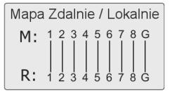 odpowiednich żył co pokazane jest na poniższym rysunku. R: - kolumna pokazuje numer pinu złącza RJ-45 po stronie adaptera.