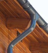 Ten sam stopień precyzji w każdym elemencie Dach plus system rynnowy funkcjonalny pakiet System rynnowy skutecznie usuwa wodę deszczową z dachu.