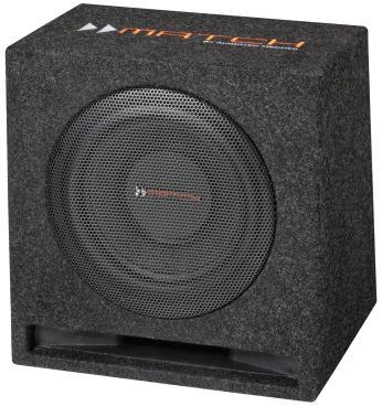 przekroju: 70cm2 Długość: 250mm Częstotliwość strojenia: 39Hz 899 MW 10E-D SUBWOOFER 10 W OBUDOWIE