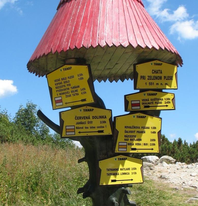 idąc wygodną drogą dochodzimy do źródła Zimna Studnia (Šalviový pramep), gdzie znajduje się skrzyżowanie szlaków.