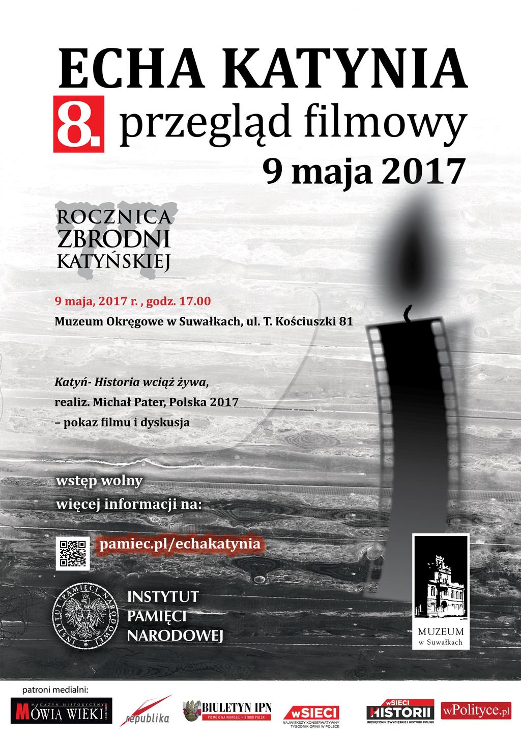 08-110 Siedlce Pokazy filmowe w godzinach 9.00-13.00 Siemiatycze 25 kwietnia (wtorek), Siemiatycki Ośrodek Kultury, ul. Zaszkolna 1 16.30 The Officer's Wife Stalowa Wola 8 czerwca 2017 r.