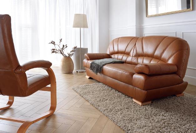 Pop Standardowy termin realizacji G - 000 G - 105 G - 160 G - 180 G - 190 G - 200 G - 220 G - 310 sofa 3F, fotel FIN1 / skóra G-323 Możliwość zamówienia zestawu w całości w skórze madras elementy