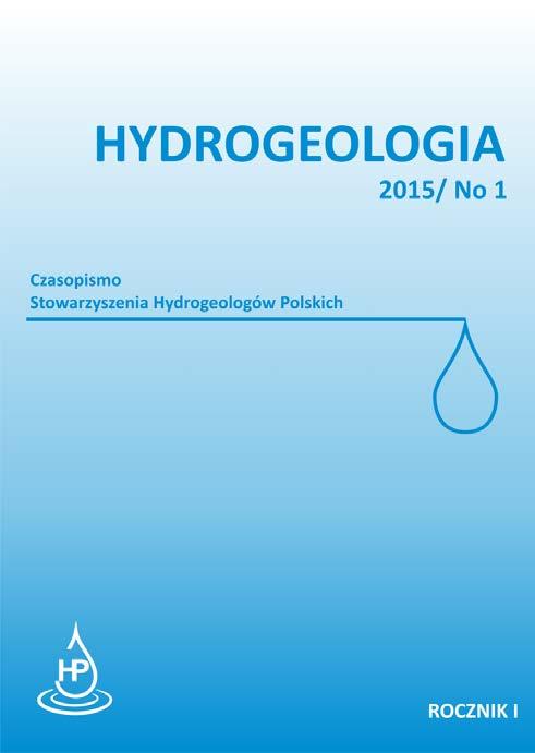 Czasopismo HYDROGEOLOGIA CEL: uruchomienie do końca 2016r.