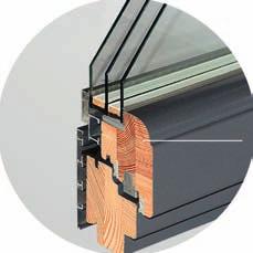 Alutrend Classic / XL / MAX Prosty kształt nakładek aluminiowych. Alutrend Linear / XL / MAX Powierzchnia ramy i skrzydła zlicowana od zewnątrz. Alutrend Integral / XL / MAX System z tzw.