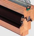 Okapniki aluminiowe lub drewniane Szklenie z podwójną lub potrójną szybą Ciepła ramka