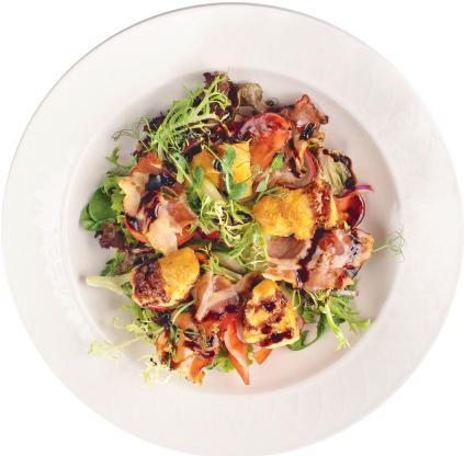 carbonara 18,- Tortiglioni carbonara Manhattan big burger 19,- Manhattan big burger z frytkami 23,- Manhattan big burger with fries Chicken big burger