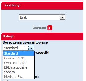 Wypełnij wszystkie dane Nadawcy (numer telefonu tylko jeden) można dodać te dane do Książki zaznaczając check-box Dodaj do książki w przyszłości będzie można zamiast wpisywania wybrać opcję Wybierz z