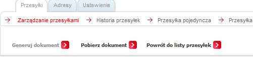 d. Przekierowało nas na stronę, w której mamy dopiero aktywny przycisk Pobierz dokument klikamy, tym samym pobierając List przewozowy na nasz komputer (zawsze jest to plik o nazwie LABEL.