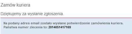 Pojawi się komunikat o wyrażeniu zgody na przetwarzanie danych osobowych i akceptację warunków wykonywania usług przez DPD.