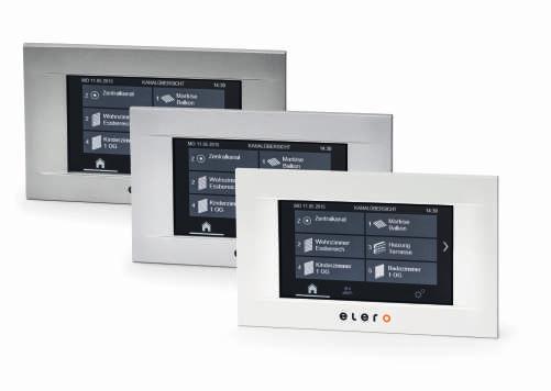 MultiTec NOWOŒÆ Sterowanie domow¹ automatyk¹ za pomoc¹ wielokana³owego bezprzewodowego panela dotykowego LCD Szybka i prosta instalacja Obs³uga bezprzewodowa rolet, aluzji, systemów ochrony