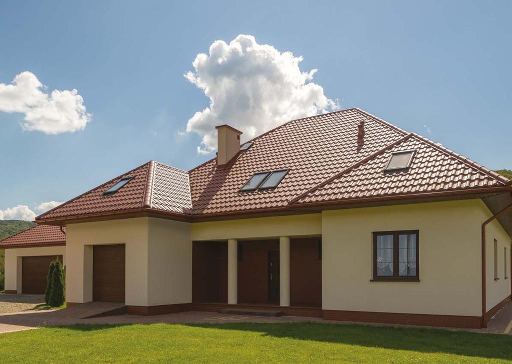 blachodachówki panelowe blachodachówki panelowe długość modułu wysokość profilu wysokość przetłoczenia powłoka