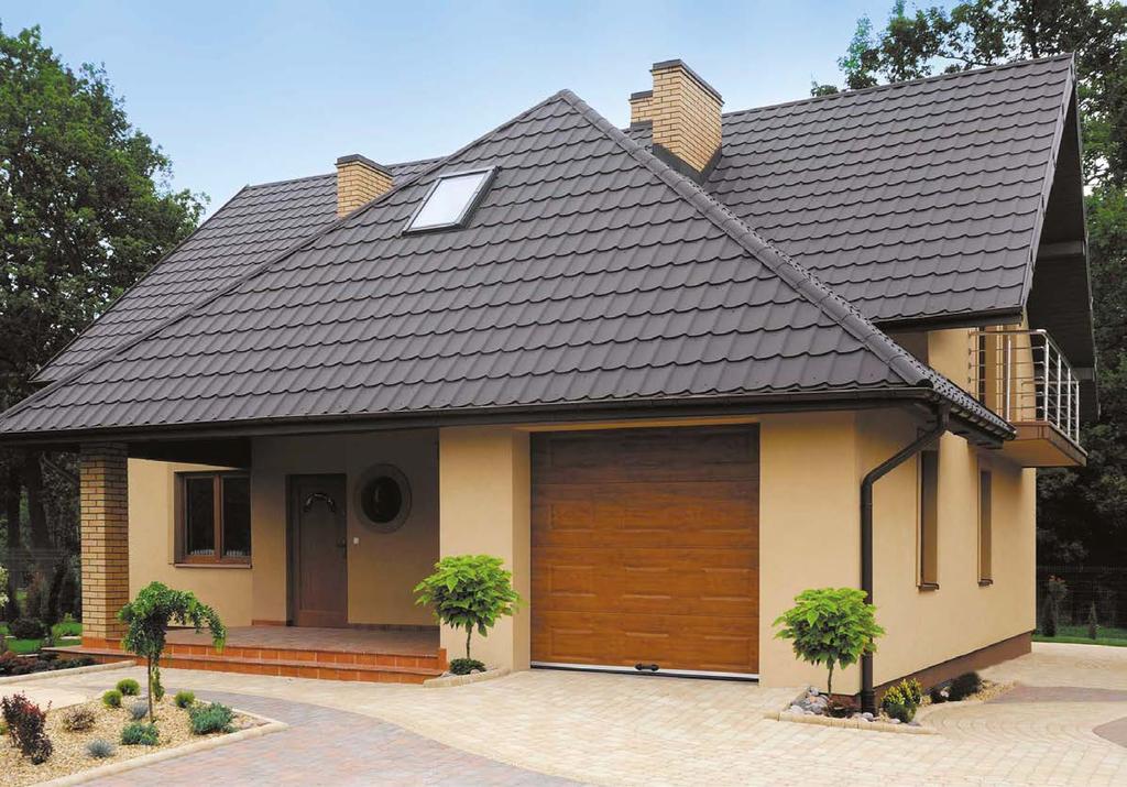 blachodachówki panele dachowe z rąbkiem stojącym PD510-SF mikrofala Klasyczna płaska powierzchnia