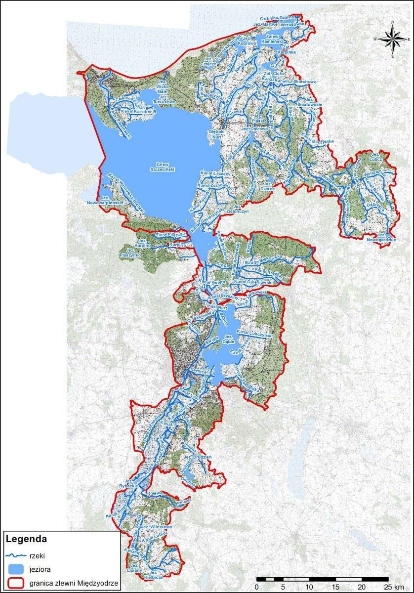 Załącznik Nr 2 do Rozporządzenia Dyrektora Regionalnego Zarządu Gospodarki Wodnej w Szczecinie z dnia 20 marca 2017 r.