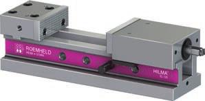 Mocowanie obrabianego przedmiotu Wysokociśnieniowe imadła maszynowe Wysokociśnieniowe imadła maszynowe EL Do produkcji narzędzi, form i urządzeń.