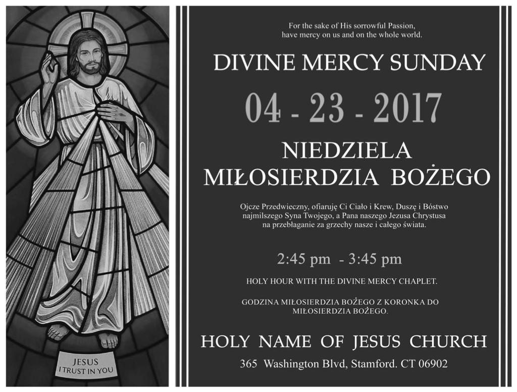 Please remember in the charity of your prayers the soul of: Edward Dombroski, John Shawluk who were buried from our parish. Eternal rest grant unto them O Lord and let perpetual light shine upon him.