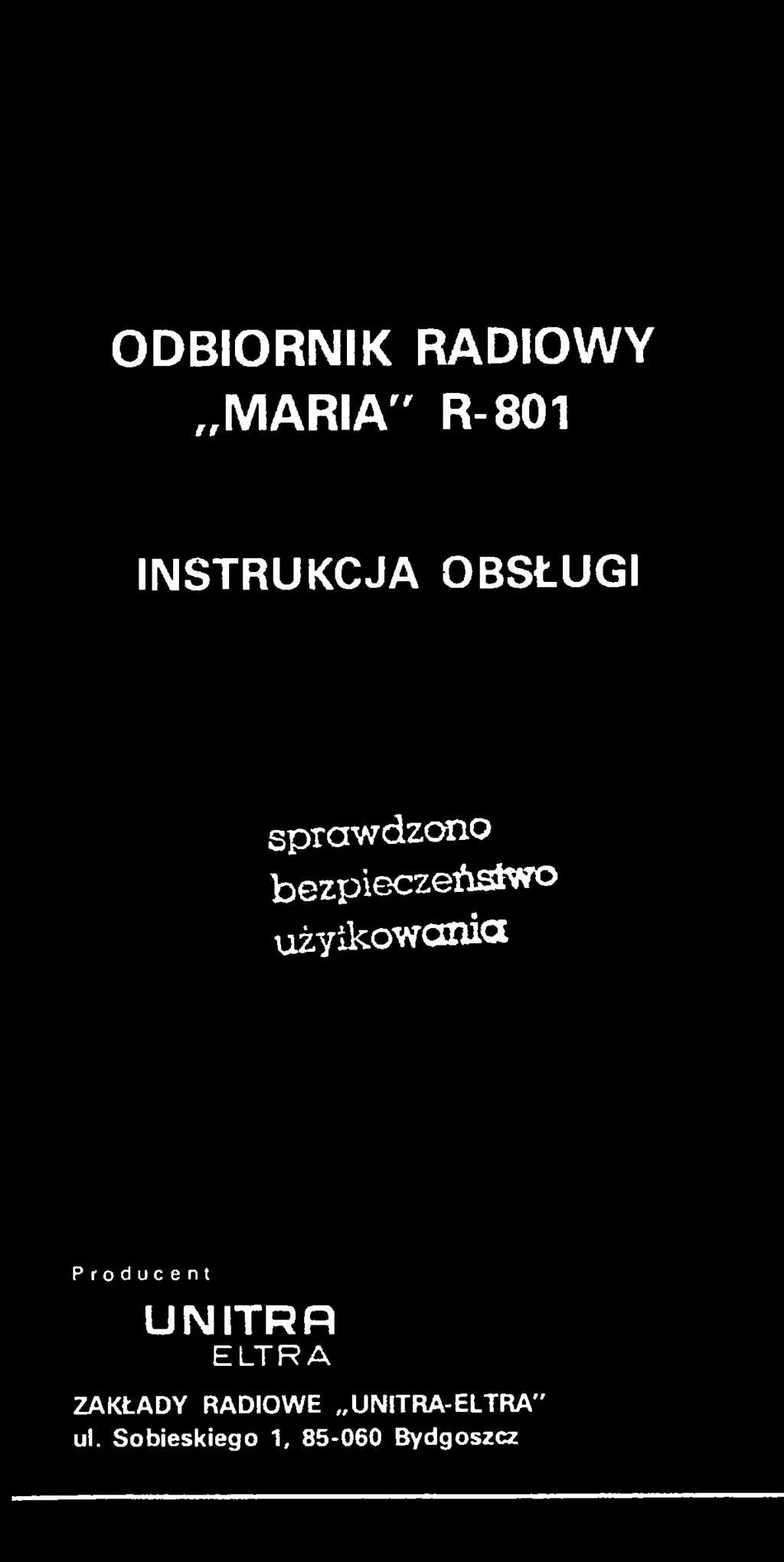 ZAKŁADY RADIOWE UNITRA-ELTRA"