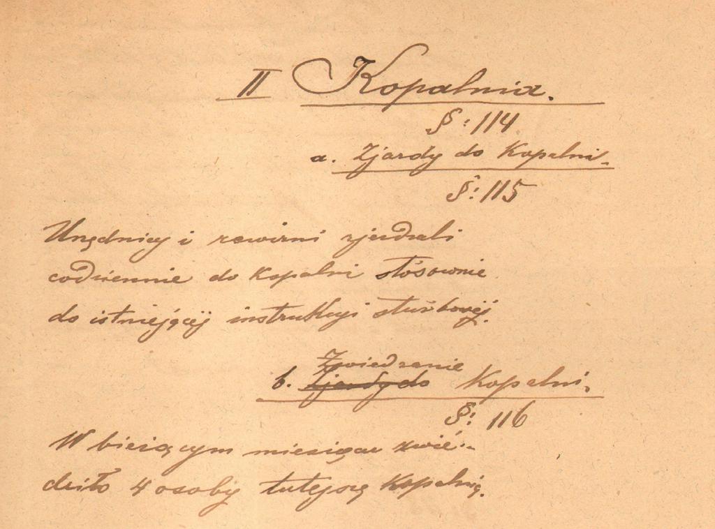 306 P. WSZOŁEK Fot. 3. Fragment protokołu z comiesięcznych posiedzeń kierownictwa saliny bocheńskiej z 1886 r.